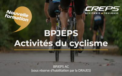 BPJEPS ACTIVITÉS DU CYCLISME