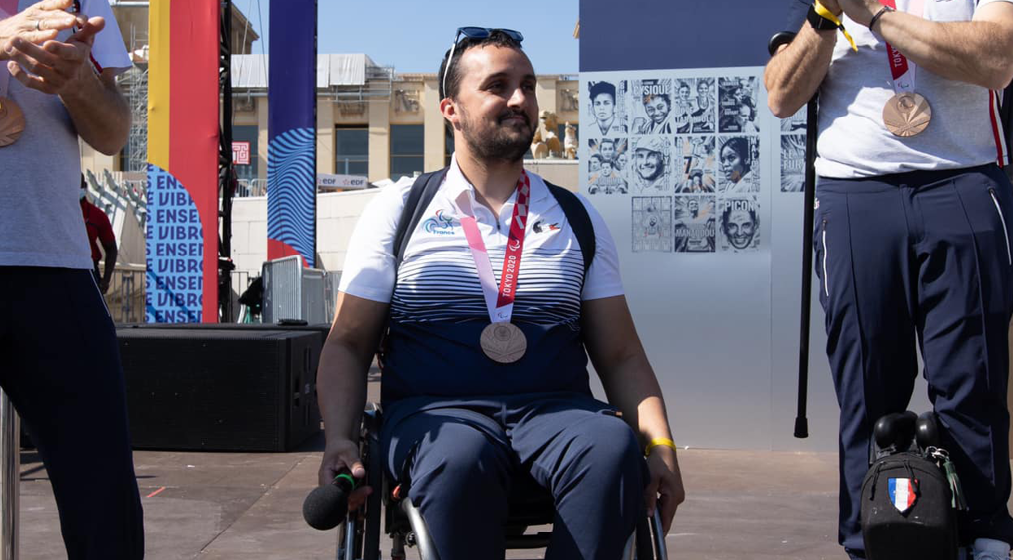 Maxime VALET : médaillé de bronze aux Jeux Paralympiques de Tokyo en escrime fauteuil